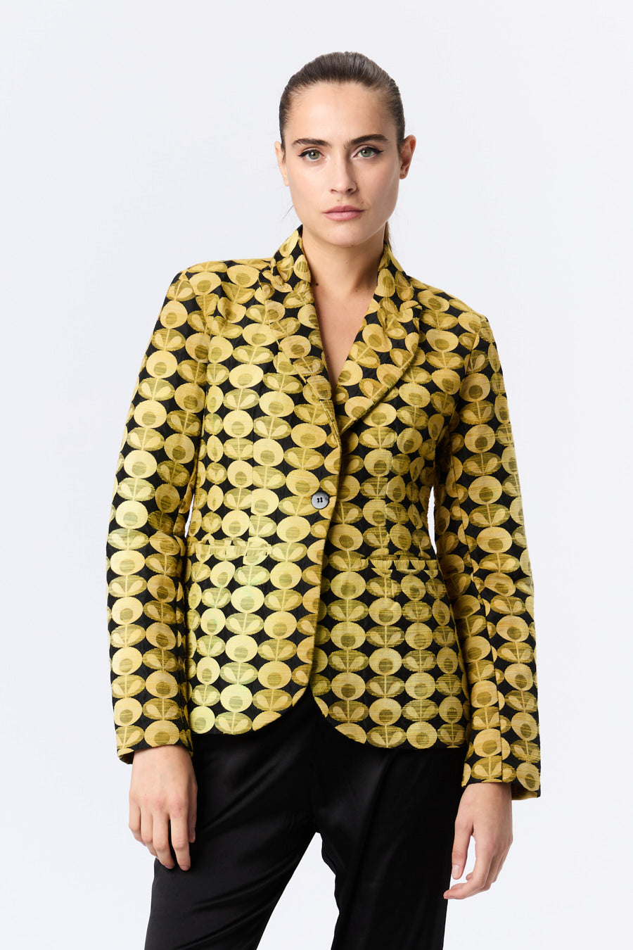 70s Jacquard Rever Jacket