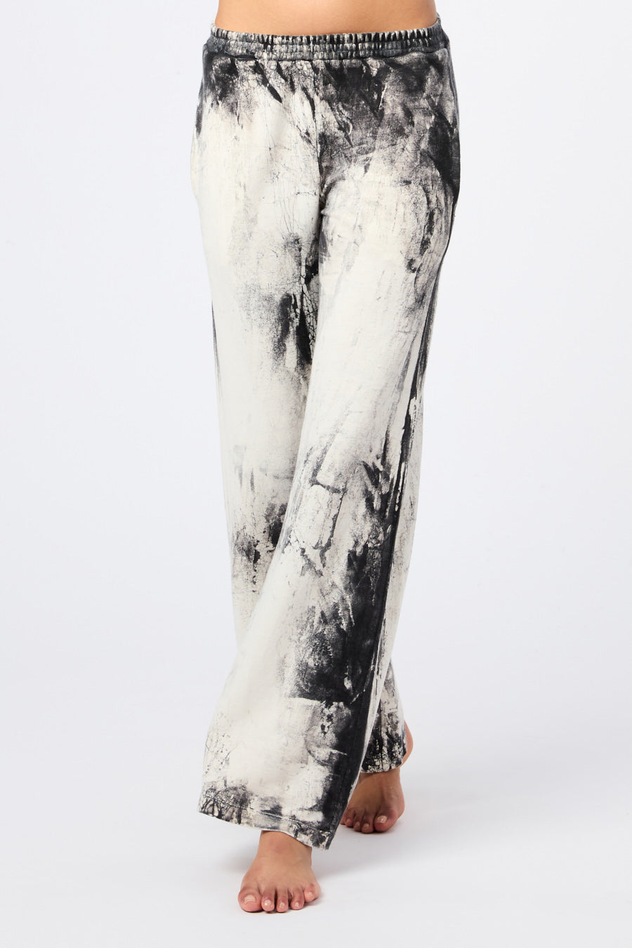 Marmo Effect Sweatshirt Palazzo Pants