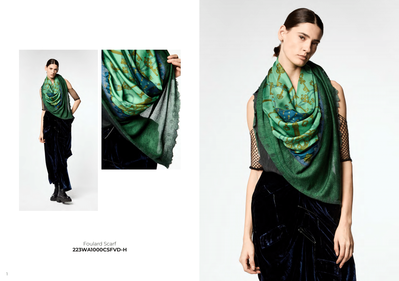 One-of-a-kind Foulard Scarf