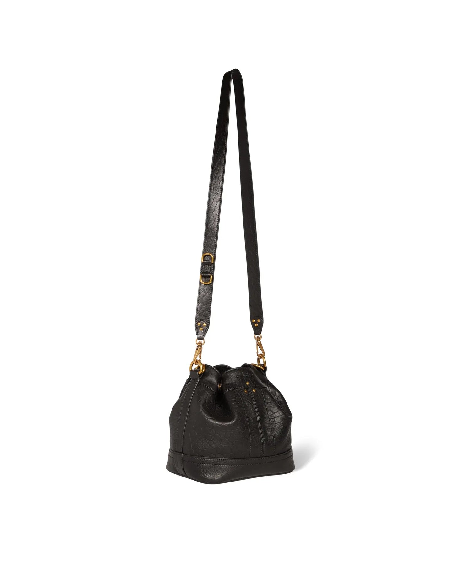 Ben S - thegreatputonmvBen SBen SBen SHandbagJerome Dreyfussthegreatputonmv43BENSAG<span>Adjustable snap closure. Worn on the shoulder or crossed. Detachable leather shoulder strap. Inside pocket with a keychain link inside the bag.</span><br><span>Handbag 100% Lambskin / Lining 100% Cotton</span><br><span>Dimensions : 19,5 x 30 x 13,5 cm</span>NOIR LAMBSKIN86076956