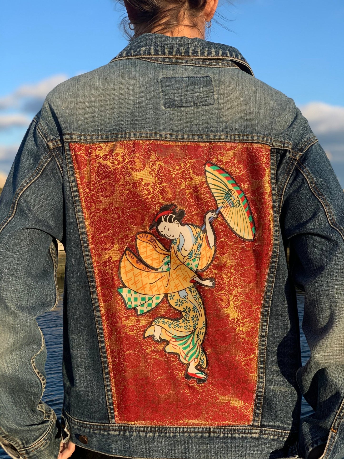 Josie - thegreatputonmvJosieJosieJosiefinal sale jacketErika JanethegreatputonmvHandmade one of a kind denim jacket. Reclaimed and repurposed. Geshia style.One Size48295865