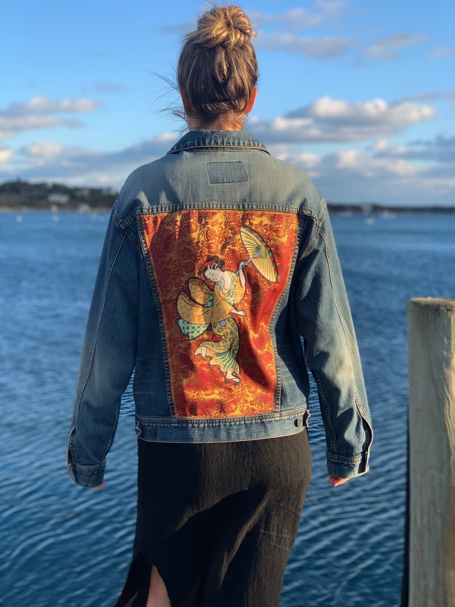 Josie - thegreatputonmvJosieJosieJosiefinal sale jacketErika JanethegreatputonmvHandmade one of a kind denim jacket. Reclaimed and repurposed. Geshia style.One Size48295865