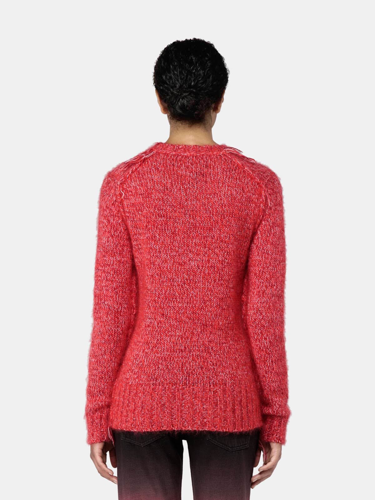 Melange red Annamaria pullover with pin - thegreatputonmvMelange red Annamaria pullover with pinMelange red Annamaria pullover with pinMelange red Annamaria pullover with pinsweaterGolden Goosethegreatputonmv102862Melange red Annamaria pullover with pinS18633401