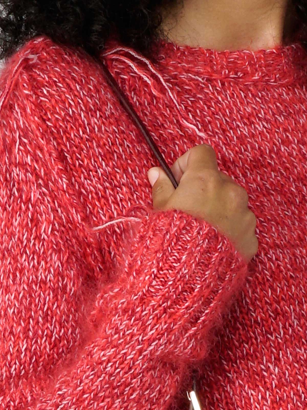 Melange red Annamaria pullover with pin - thegreatputonmvMelange red Annamaria pullover with pinMelange red Annamaria pullover with pinMelange red Annamaria pullover with pinsweaterGolden Goosethegreatputonmv102862Melange red Annamaria pullover with pinS18633401