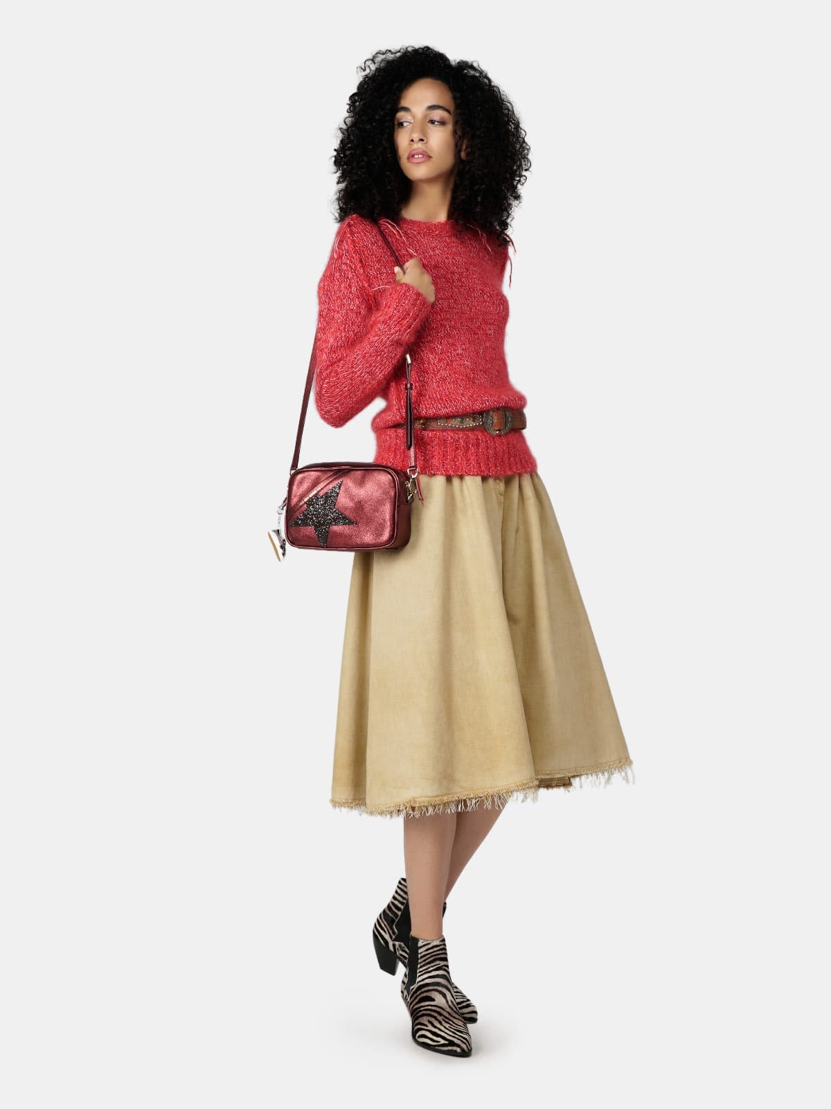 Melange red Annamaria pullover with pin - thegreatputonmvMelange red Annamaria pullover with pinMelange red Annamaria pullover with pinMelange red Annamaria pullover with pinsweaterGolden Goosethegreatputonmv102862Melange red Annamaria pullover with pinS18633401