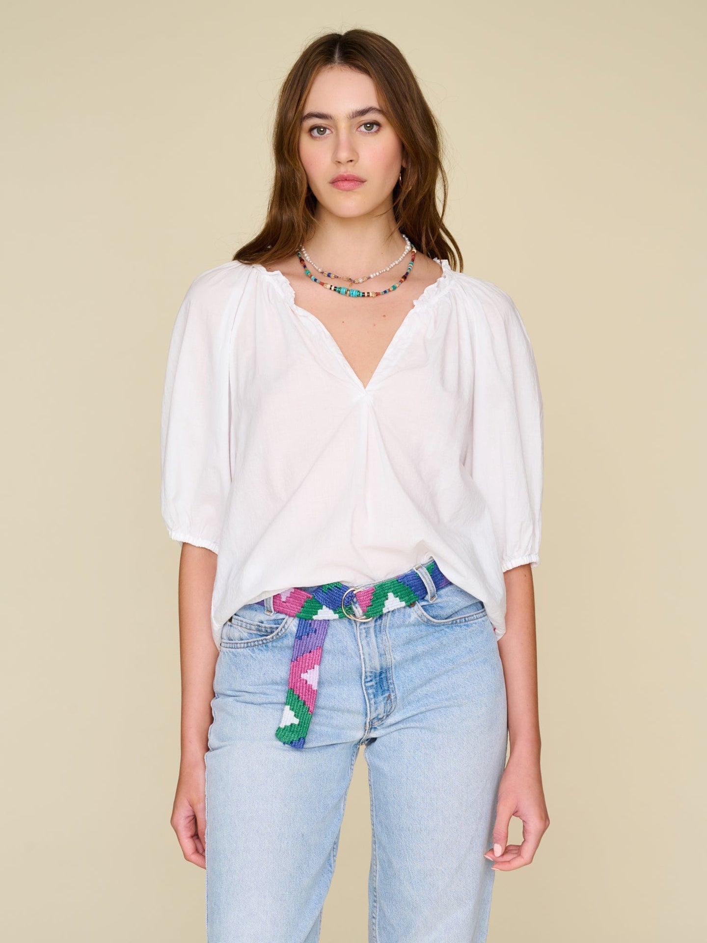 PRE ORDER - Jules Top - thegreatputonmvPRE ORDER - Jules TopPRE ORDER - Jules TopPRE ORDER - Jules TopTopXirenathegreatputonmvX5CTP113Available for PRE ORDER - Estimated delivery June 1st, 2024 COUNTRY OF ORIGIN USA DESCRIPTION Jules TopWhiteXS69848604