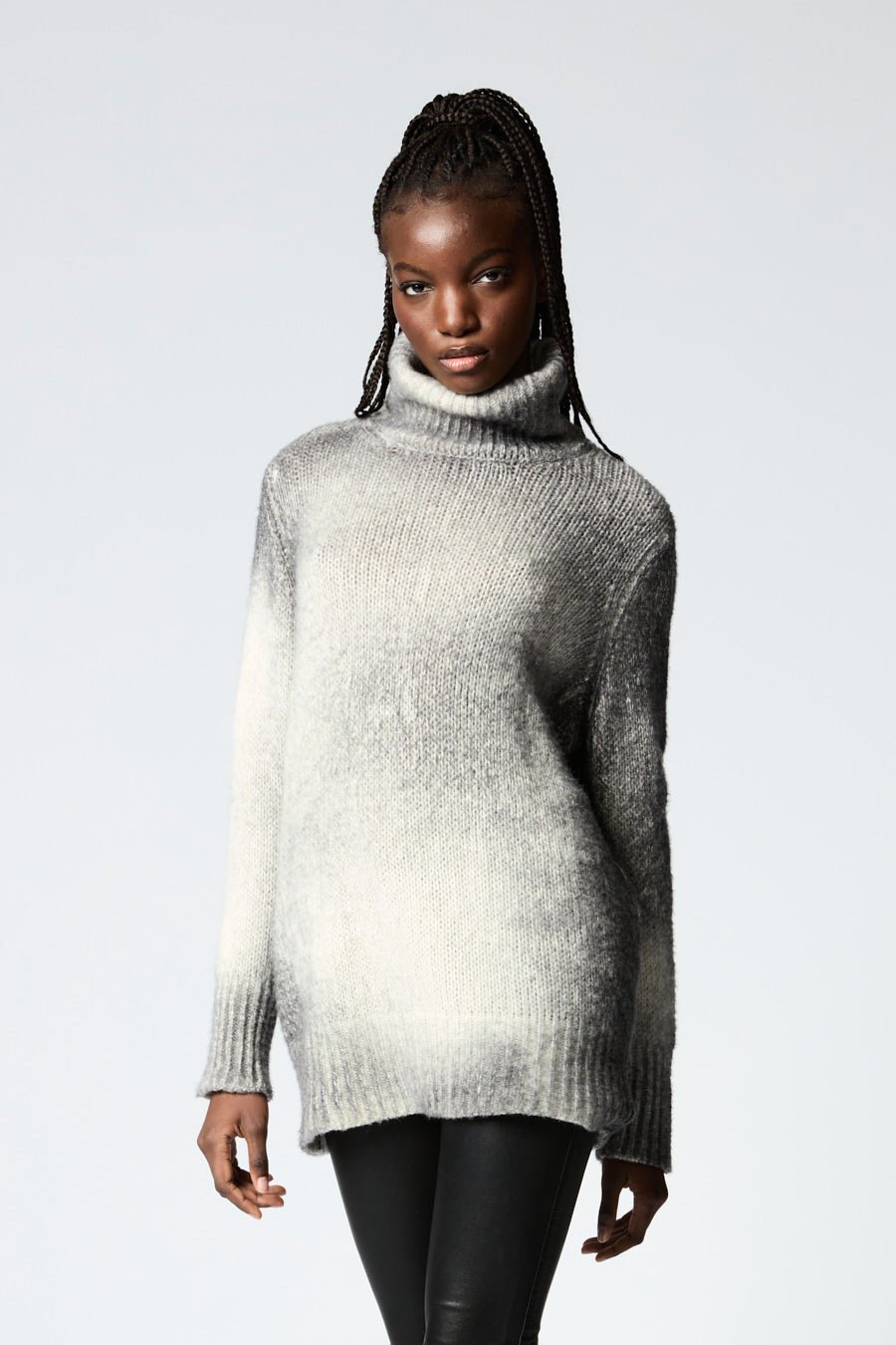 PRE ORDER - MARMO EFFECT HIGH NECK PULLOVER - thegreatputonmvPRE ORDER - MARMO EFFECT HIGH NECK PULLOVERPRE ORDER - MARMO EFFECT HIGH NECK PULLOVERPRE ORDER - MARMO EFFECT HIGH NECK PULLOVERSweaterAvant Toithegreatputonmv224WD1471CSGV-MAvailable for PRE ORDER - Estimated delivery date June 1st MATERIALS knit: 72% CASHMERE 14% EXTRAFINE MERINOS WOOL 14% SILK COUNTRY OF ORIGIN ITALY COLLECTION Avant toi black Pre Collection PICTURE COLOR V00053 NERO TYPE KNITWEARNERO V00053S71277852