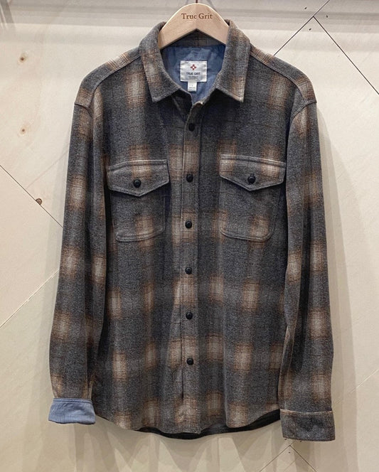 PRE ORDER - MOJAVE PLAID LS 2PKT - thegreatputonmvPRE ORDER - MOJAVE PLAID LS 2PKTPRE ORDER - MOJAVE PLAID LS 2PKTPRE ORDER - MOJAVE PLAID LS 2PKTmens jacketTrue GritthegreatputonmvE1M44SKP10PRE ORDER - MOJAVE PLAID LS 2PKTGREYM