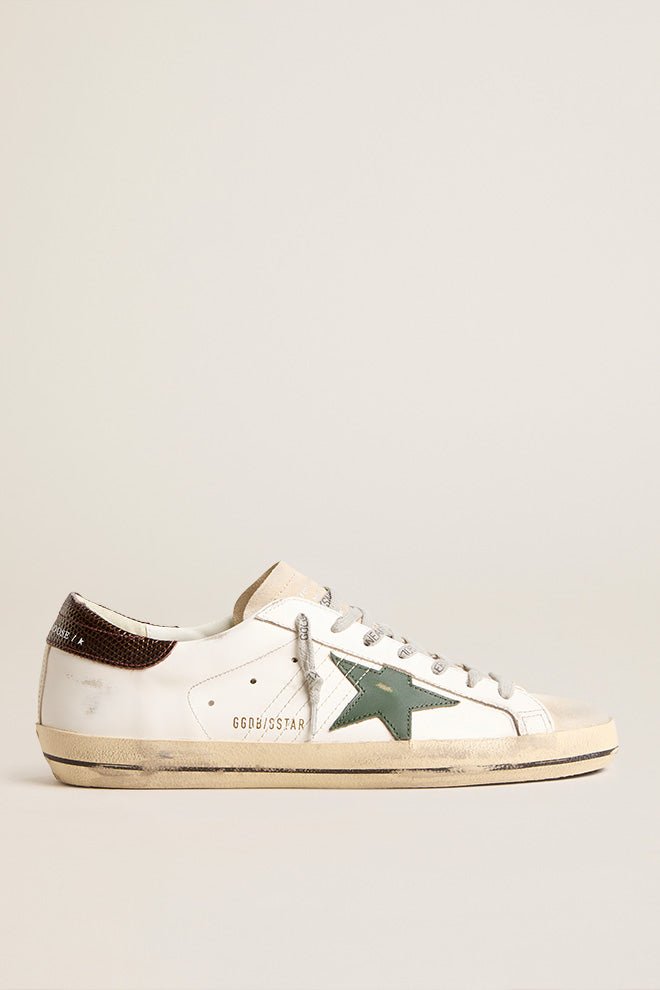 PRE ORDER - SUPER STAR - thegreatputonmvPRE ORDER - SUPER STARPRE ORDER - SUPER STARPRE ORDER - SUPER STARMen's SneakerGolden GoosethegreatputonmvGMF00101.F006222.82719PRE ORDER - SUPER STARWHITE/SEEDPEARL/GREEN/BROWN 8271941