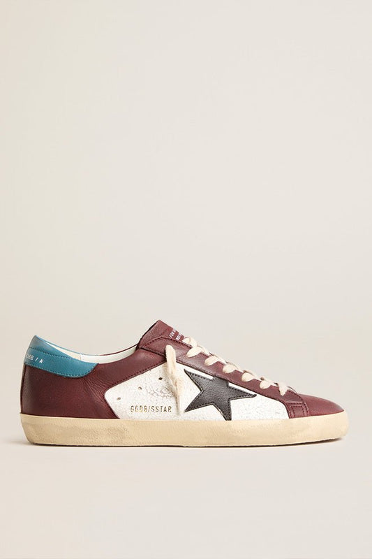 PRE ORDER - SUPER STAR - thegreatputonmvPRE ORDER - SUPER STARPRE ORDER - SUPER STARPRE ORDER - SUPER STARMen's SneakerGolden GoosethegreatputonmvGMF00103.F006207.82716 -1PRE ORDER - SUPER STARWHITE/RED WINE/BLACK/TEAL 8271642