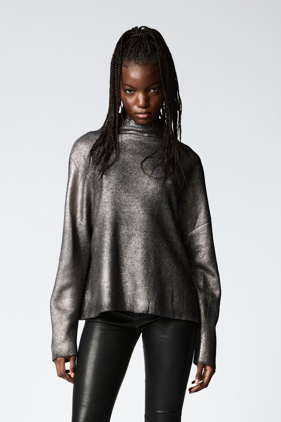 PRE ORDER - ULTRALIGHT CASHMERE WOOL NEEDLE STITCHED HIGH NECK PULLOVER WITH LAMINATION - thegreatputonmvPRE ORDER - ULTRALIGHT CASHMERE WOOL NEEDLE STITCHED HIGH NECK PULLOVER WITH LAMINATIONPRE ORDER - ULTRALIGHT CASHMERE WOOL NEEDLE STITCHED HIGH NECK PULLOVER WITH LAMINATIONPRE ORDER - ULTRALIGHT CASHMERE WOOL NEEDLE STITCHED HIGH NECK PULLOVER WITH LAMINATIONSweaterAvant ToithegreatputonmvAvailable for PRE ORDER - Estimated delivery date June 1st MATERIALS knit: 70% WOOL 30% CASHMERE COUNTR