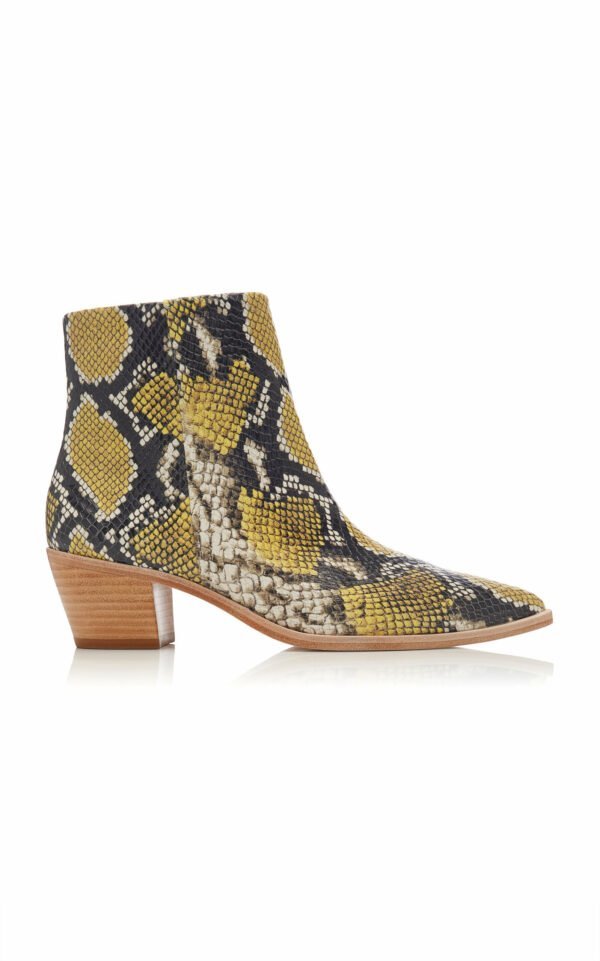 Snake Leather Booties - thegreatputonmvSnake Leather BootiesSnake Leather BootiesSnake Leather Bootiesfinal sale shoeSalethegreatputonmv97664Ulla Johnson crzu snake-effect leather booties3754320963