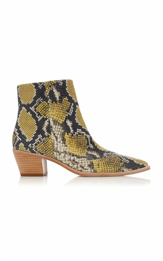 Snake Leather Booties - thegreatputonmvSnake Leather BootiesSnake Leather BootiesSnake Leather Bootiesfinal sale shoeSalethegreatputonmv97664Ulla Johnson crzu snake-effect leather booties3754320963