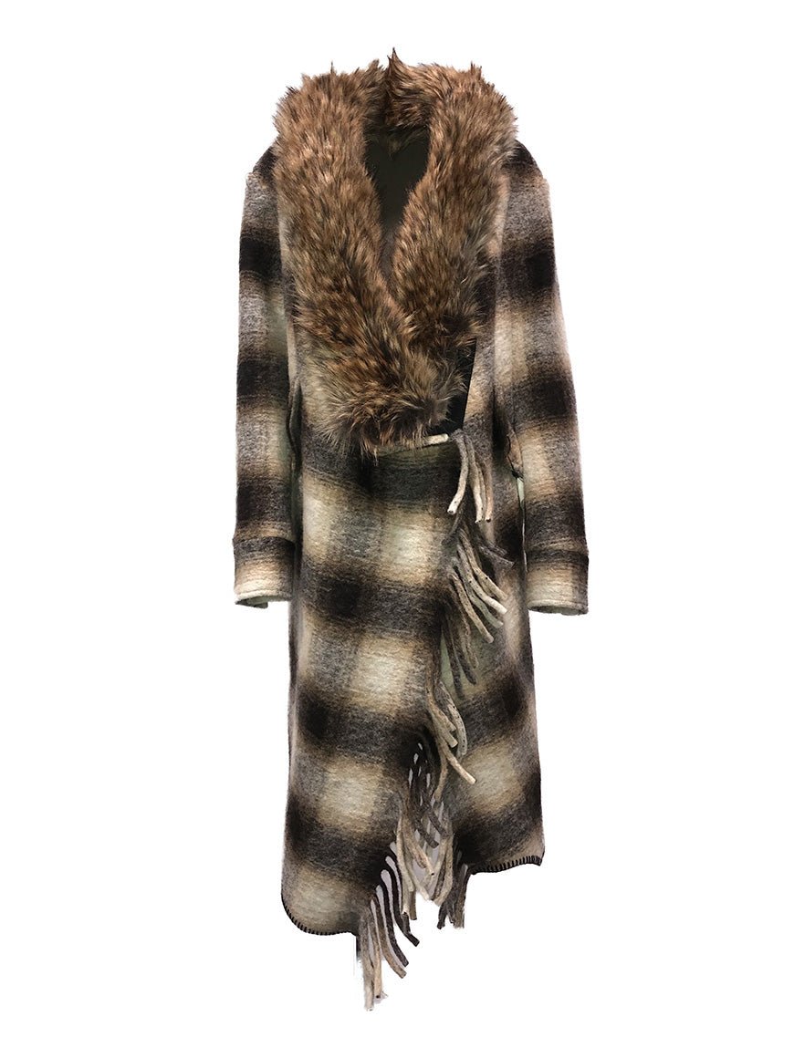 Wool Parka - thegreatputonmvWool ParkaWool ParkaWool ParkaBazar Deluxethegreatputonmv115638Wool parka with detachable cotton vest inside with eco fur 70%WO 30%PL - WOOL BLEND + FAKE FUR4042070812