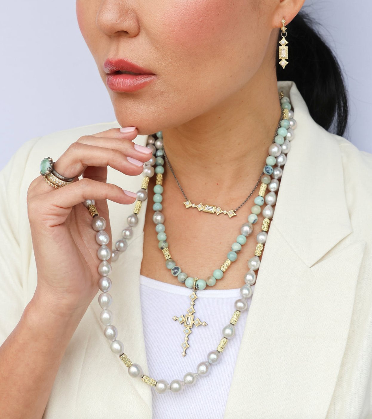 18" Crivelli Opal Baguette Morganite Necklace - thegreatputonmv18" Crivelli Opal Baguette Morganite Necklace18" Crivelli Opal Baguette Morganite Necklace18" Crivelli Opal Baguette Morganite NecklaceNecklaceArmentathegreatputonmv2054818" Crivelli Opal Baguette Morganite Necklace52929671