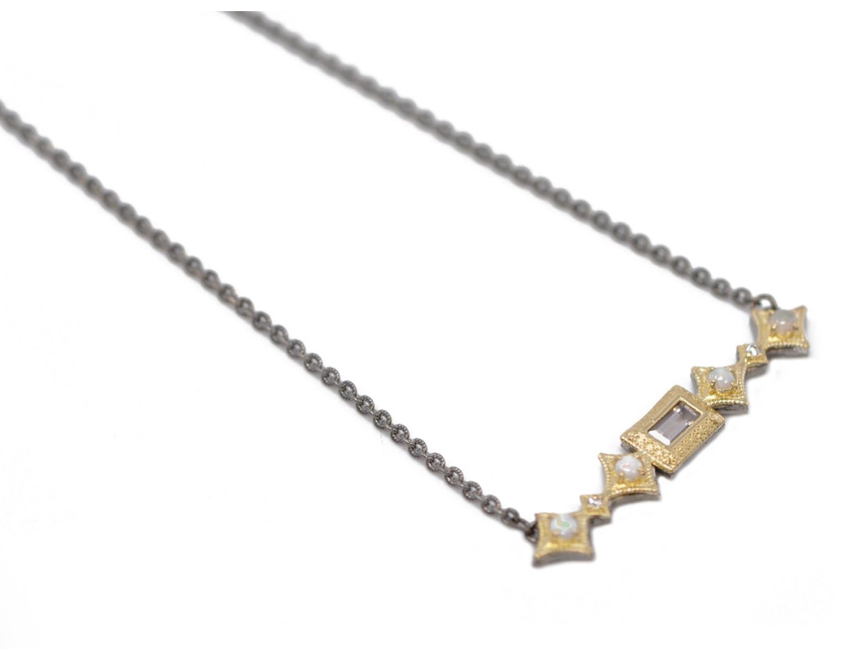 18" Crivelli Opal Baguette Morganite Necklace - thegreatputonmv18" Crivelli Opal Baguette Morganite Necklace18" Crivelli Opal Baguette Morganite Necklace18" Crivelli Opal Baguette Morganite NecklaceNecklaceArmentathegreatputonmv2054818" Crivelli Opal Baguette Morganite Necklace52929671