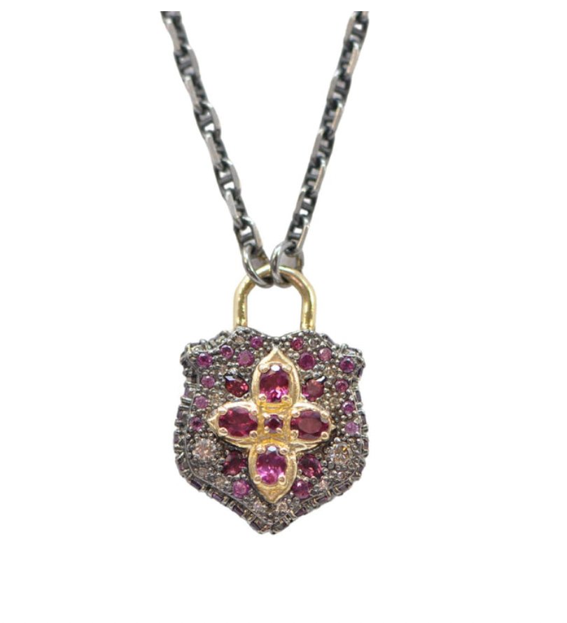 18" Pave Shield Necklace - thegreatputonmv18" Pave Shield Necklace18" Pave Shield Necklace18" Pave Shield NecklaceNeckaceArmentathegreatputonmv2075418" Pave Shield Necklace60269703
