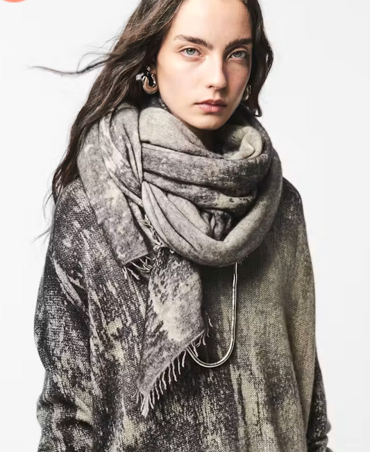 Unisex Knitted Scarf