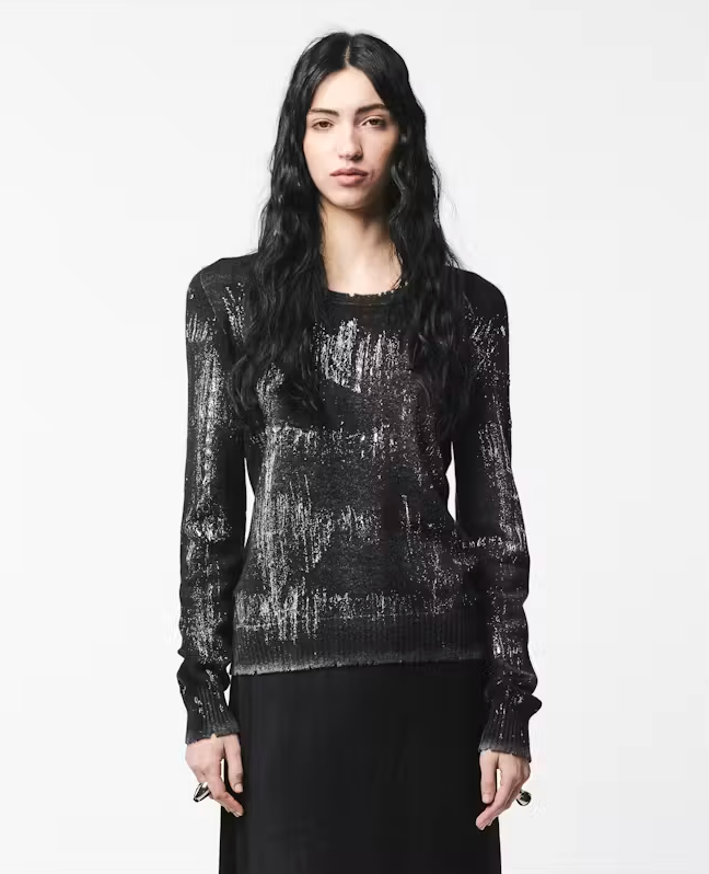 Woman Knitted Pullover