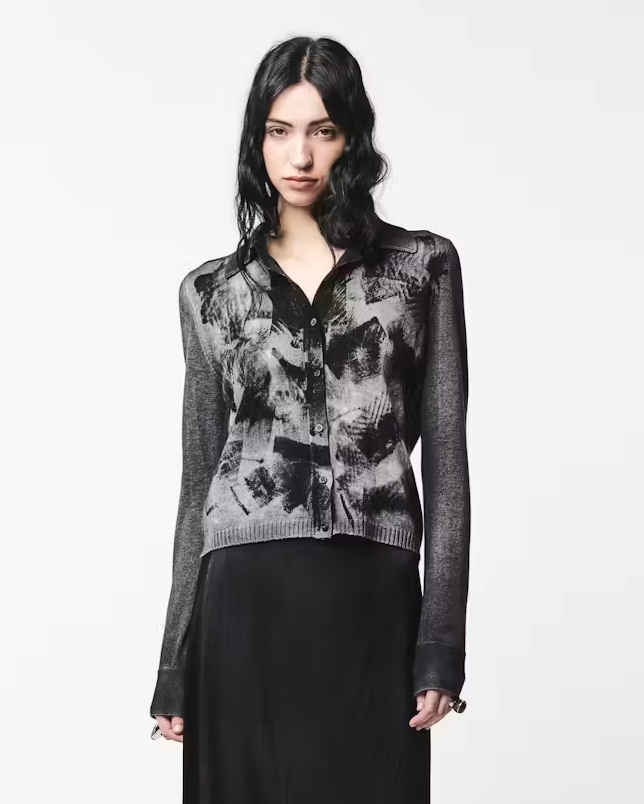 Woman Knitted Cardigan