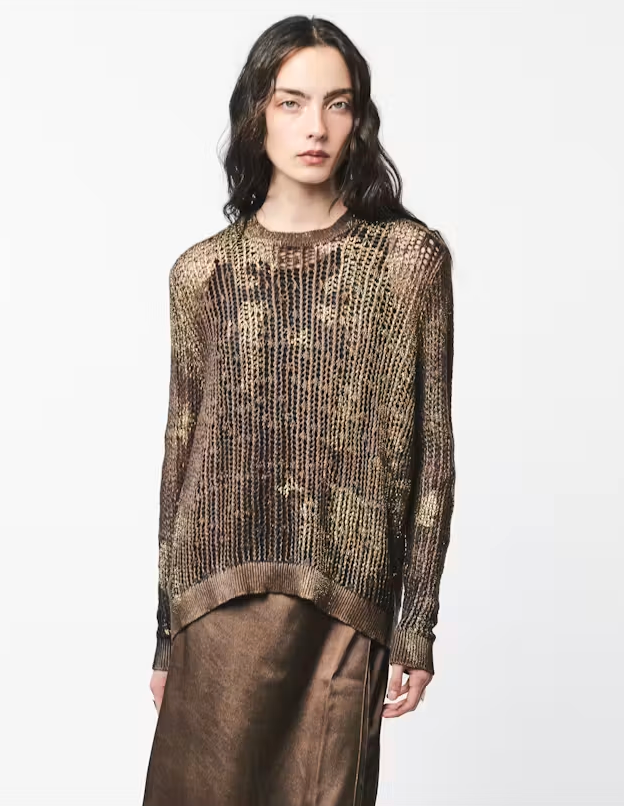 Woman Knitted Pullover