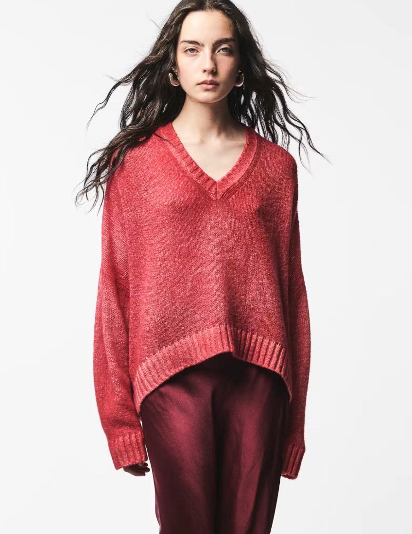 Woman Knitted Pullover