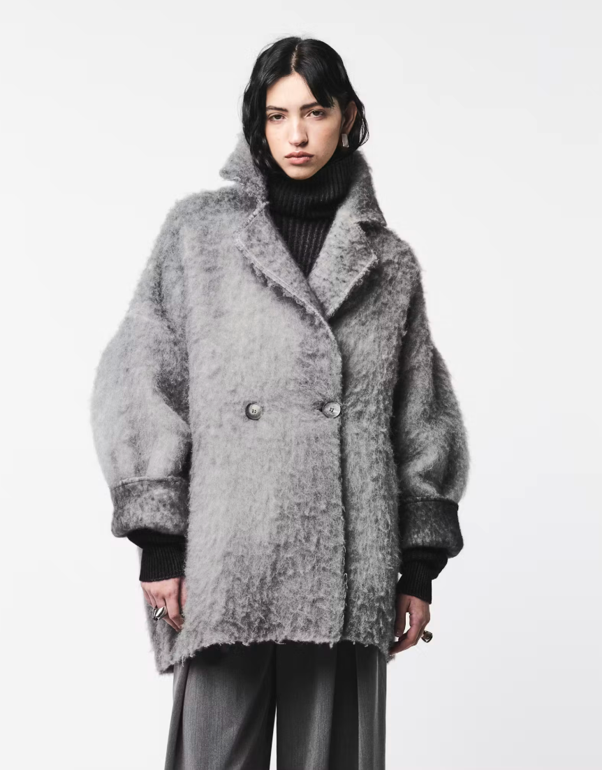 Woman Woven Coat