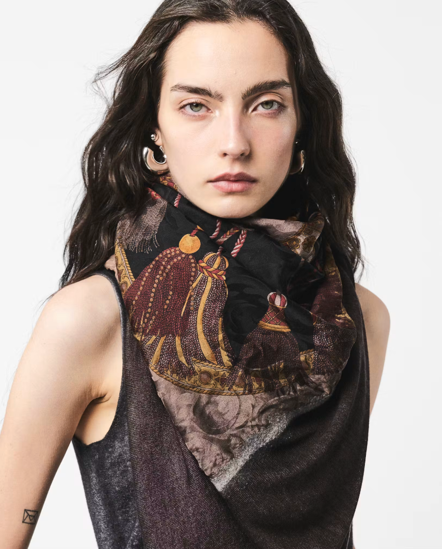Unisex Knitted Scarf