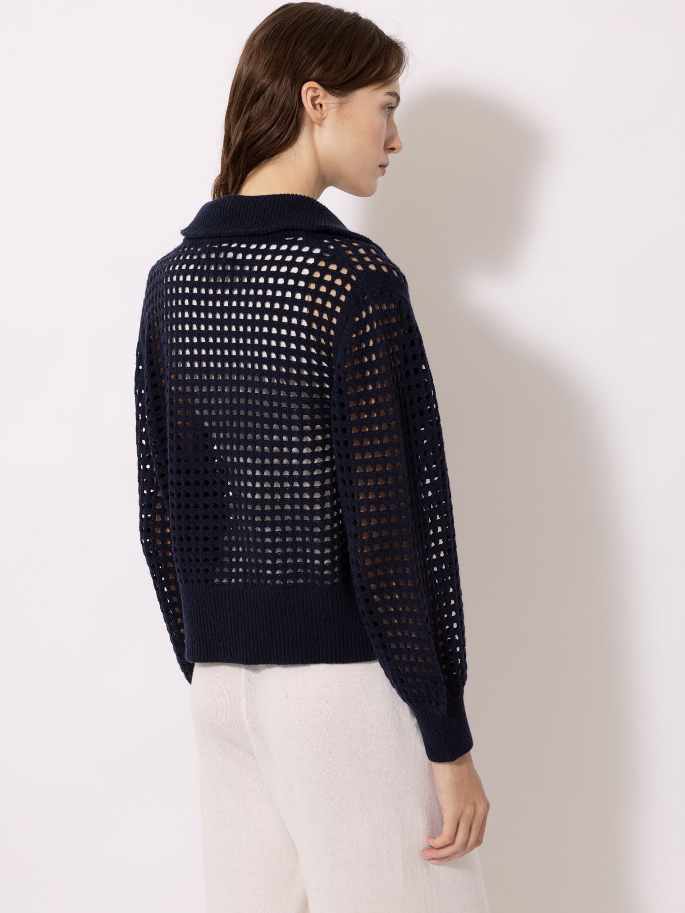 Ajour Highneck Cardigan - thegreatputonmvAjour Highneck CardiganAjour Highneck CardiganAjour Highneck CardiganCardiganFTC CASHMEREthegreatputonmv10303-0051Ajour Highneck CardiganS0990 Moonless Night96865308