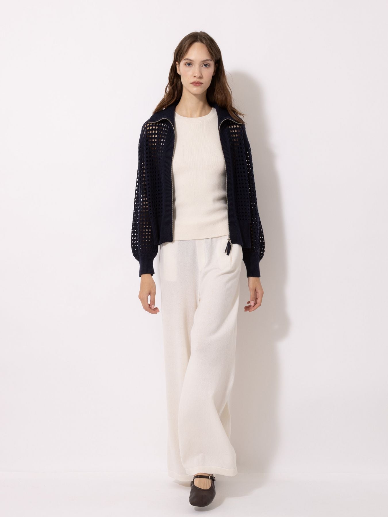 Ajour Highneck Cardigan - thegreatputonmvAjour Highneck CardiganAjour Highneck CardiganAjour Highneck CardiganCardiganFTC CASHMEREthegreatputonmv10303-0051Ajour Highneck CardiganS0990 Moonless Night96865308