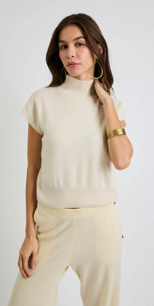 Anne Cap Sleeve Cashmere Top - thegreatputonmvAnne Cap Sleeve Cashmere TopAnne Cap Sleeve Cashmere TopAnne Cap Sleeve Cashmere TopBeryllthegreatputonmvAnne Top - IvoryAnne Cap Sleeve Cashmere TopXSIvory