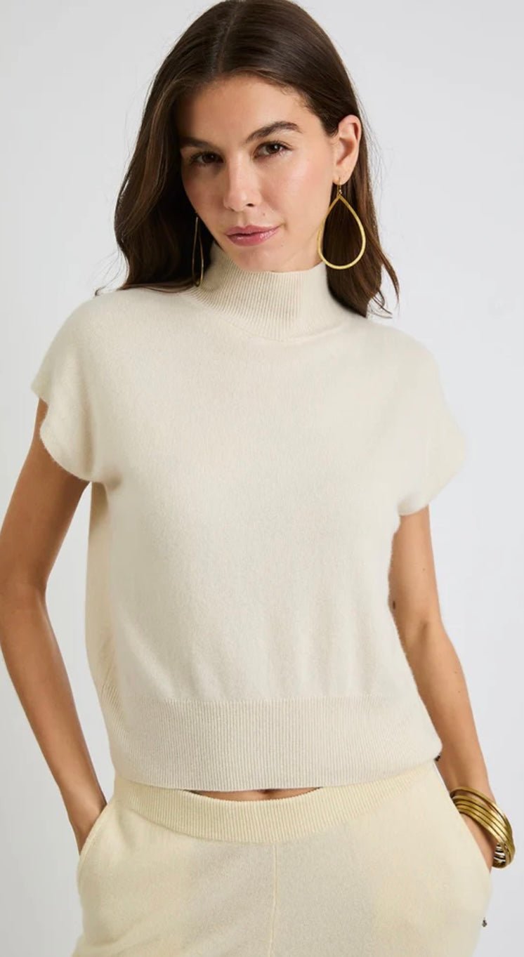 Anne Cap Sleeve Cashmere Top - thegreatputonmvAnne Cap Sleeve Cashmere TopAnne Cap Sleeve Cashmere TopAnne Cap Sleeve Cashmere TopBeryllthegreatputonmvAnne Top - IvoryAnne Cap Sleeve Cashmere TopSIvory