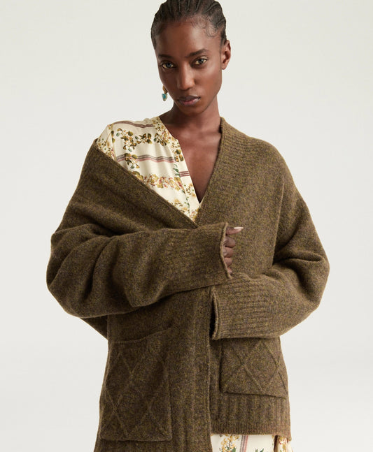 ASSAM CARDIGAN IN FLEECE - EFFECT WOOL - thegreatputonmvASSAM CARDIGAN IN FLEECE - EFFECT WOOLASSAM CARDIGAN IN FLEECE - EFFECT WOOLASSAM CARDIGAN IN FLEECE - EFFECT WOOLWOMEN'S KNITSMomonithegreatputonmvMOKN015ASSAM CARDIGAN IN FLEECE - EFFECT WOOLS23827484