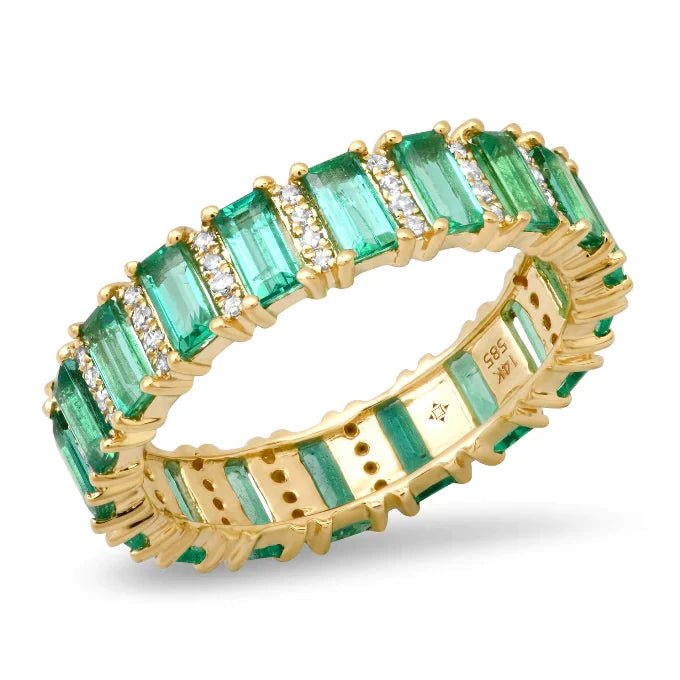 BAGUETTE ETERNITY RING - thegreatputonmvBAGUETTE ETERNITY RINGBAGUETTE ETERNITY RINGBAGUETTE ETERNITY RINGRingsSamira 13thegreatputonmvP - 5074 - EM - RG - 169 - YGBAGUETTE ETERNITY RING57198727