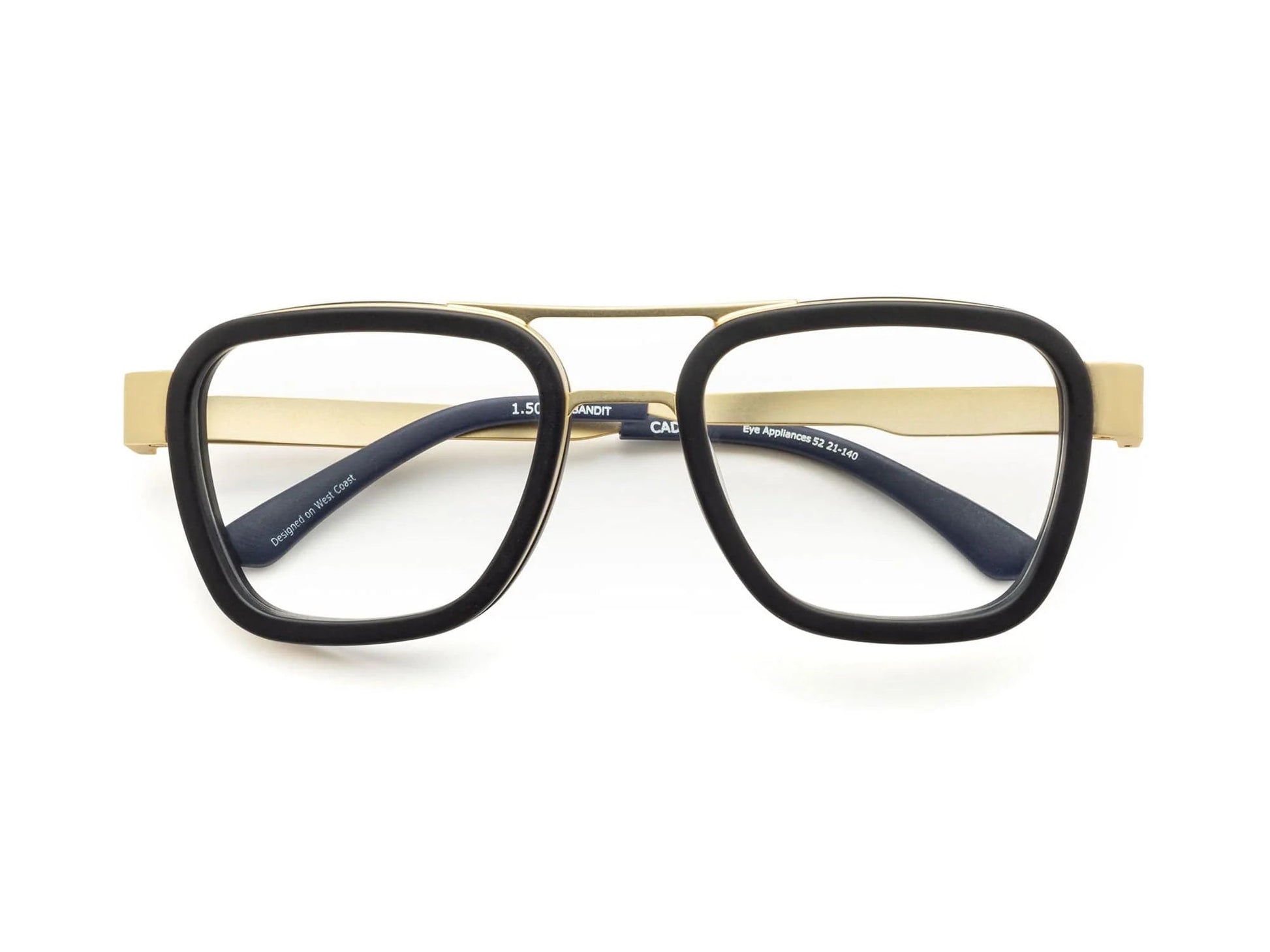Bandit Reading Glasses - thegreatputonmvBandit Reading GlassesBandit Reading GlassesBandit Reading GlassesReading GlassesCADDIS EYE APPLIANCESthegreatputonmvBANMGDMB20100Bandit Reading Glasses+1.00Matte Gold / Matte Black14825756