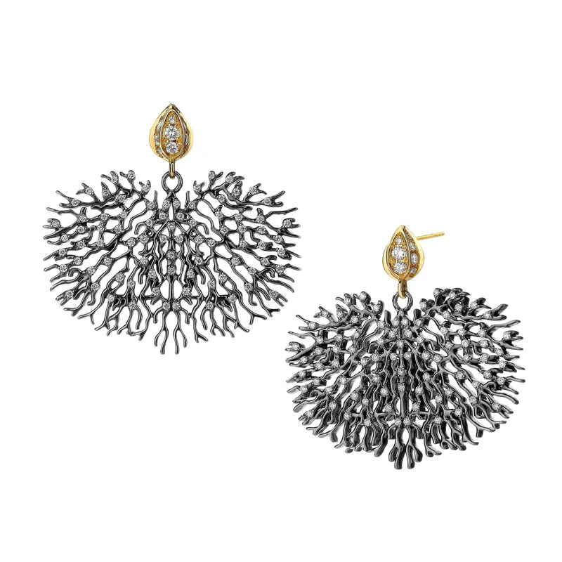 Black Coral Diamond Earrings - thegreatputonmvBlack Coral Diamond EarringsBlack Coral Diamond EarringsBlack Coral Diamond EarringsEarringSynathegreatputonmvE50824OSCDIABlack Coral Diamond Earrings99424647
