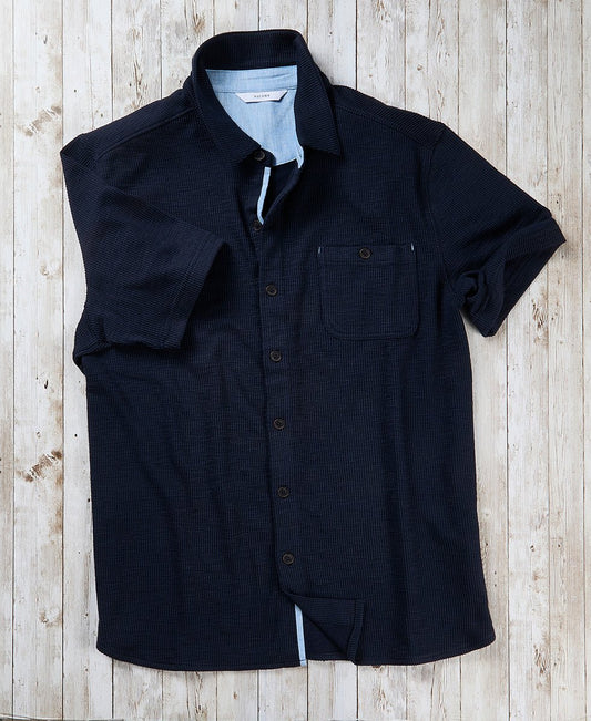 Button Front With Contrast Indigo Trims - thegreatputonmvButton Front With Contrast Indigo TrimsButton Front With Contrast Indigo TrimsButton Front With Contrast Indigo TrimsT - SHIRTNICOBYthegreatputonmvNC26S16315Button Front With Contrast Indigo TrimsMNAVY