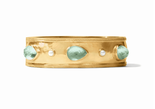 Cannes Statement Hinge Bangle - thegreatputonmvCannes Statement Hinge BangleCannes Statement Hinge BangleCannes Statement Hinge BangleBraceletJulie Vos CollectionthegreatputonmvBG220GIBQ00Cannes Statement Hinge BangleIridescent Aquamarine Blue