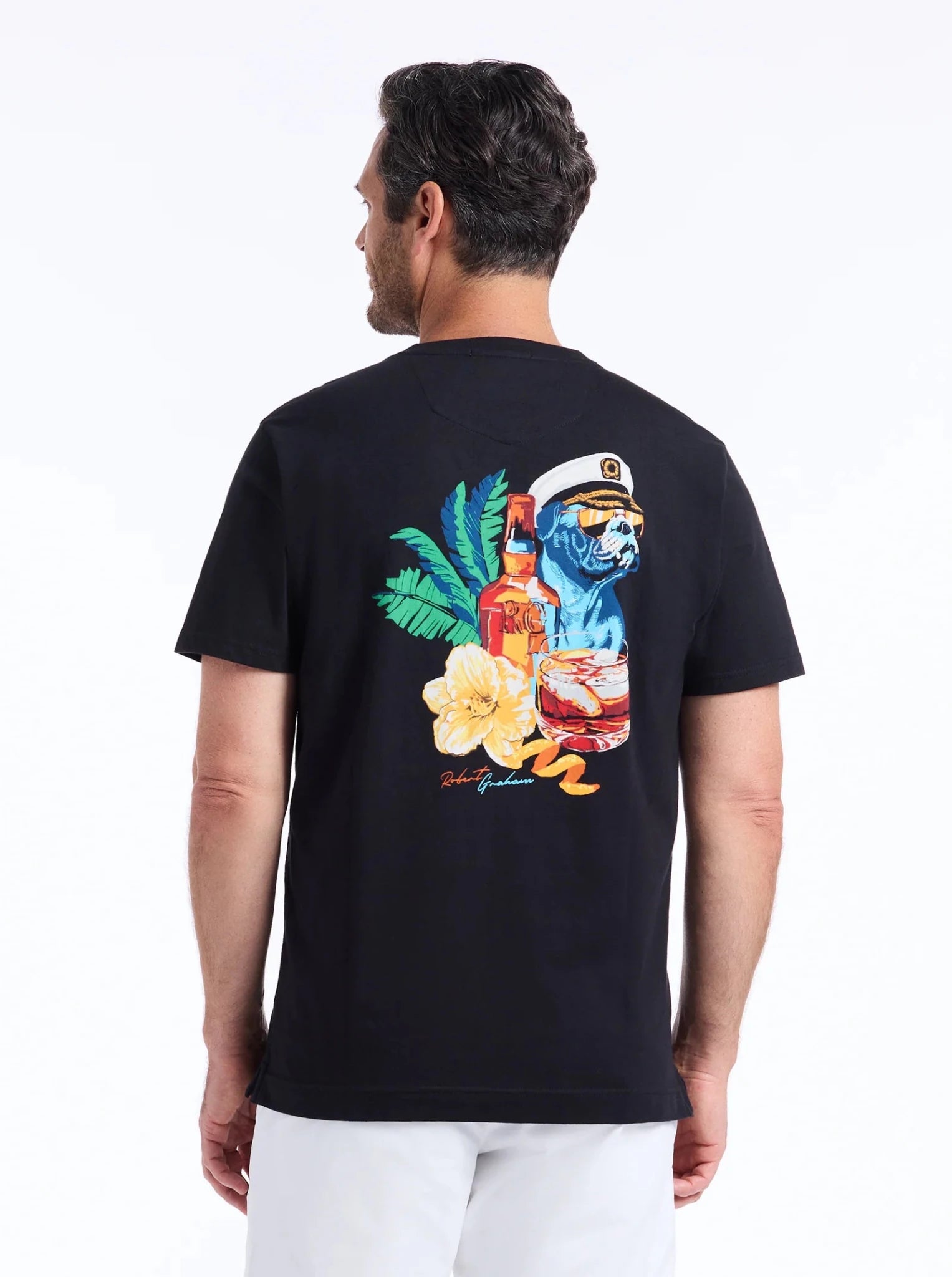 CAPTAIN NEGRONI SHORT SLEEVE T - SHIRT - thegreatputonmvCAPTAIN NEGRONI SHORT SLEEVE T - SHIRTCAPTAIN NEGRONI SHORT SLEEVE T - SHIRTCAPTAIN NEGRONI SHORT SLEEVE T - SHIRTMen's ShirtRobert GrahamthegreatputonmvS26725-001CAPTAIN NEGRONI SHORT SLEEVE T - SHIRTMBlack74031644