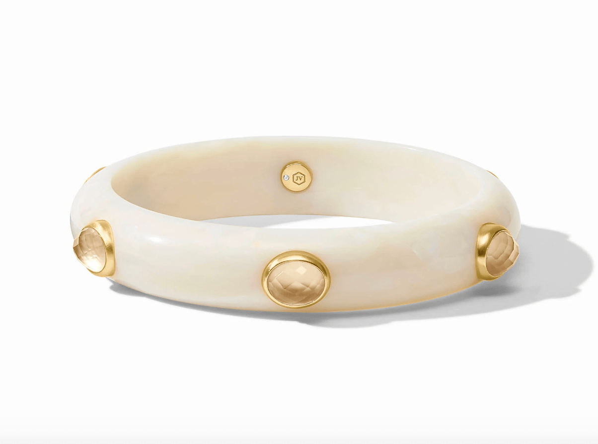 Carnaby Stone Bangle - thegreatputonmvCarnaby Stone BangleCarnaby Stone BangleCarnaby Stone BangleBANGLEJulie VosthegreatputonmvBG324GAICH­-MCarnaby Stone Bangleiridescent - champagne