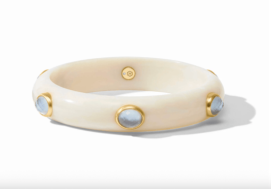 Carnaby Stone Bangle - thegreatputonmvCarnaby Stone BangleCarnaby Stone BangleCarnaby Stone BangleBANGLEJulie VosthegreatputonmvBG324GAICA­-MCarnaby Stone Bangleiridescent - chalcedony - blue