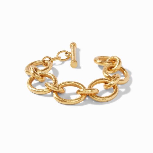 Catalina Link Bracelet - thegreatputonmvCatalina Link BraceletCatalina Link BraceletCatalina Link BraceletBraceletJulie VosthegreatputonmvBL126G00A luxurious bracelet of lightly hammered golden links, finished with a toggle.GoldOne Size18372231