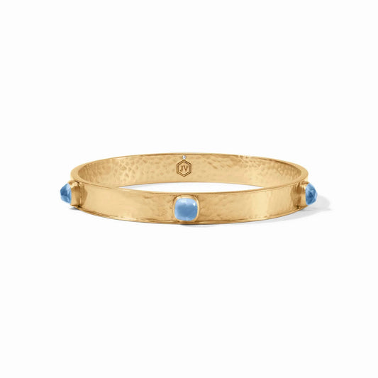 Catalina Stone Bangle - thegreatputonmvCatalina Stone BangleCatalina Stone BangleCatalina Stone BangleBraceletJulie VosthegreatputonmvBG283GICA - MCatalina Stone BangleIridescent Chalcedony Blue62982535