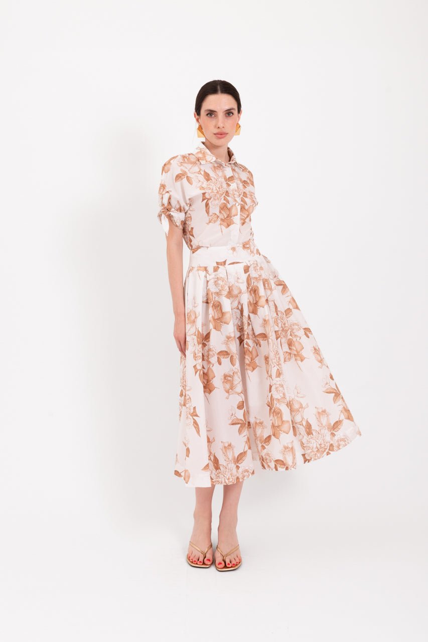 0227-07  laviさま LAVI Timeless Italian Dresses With Delicate Florals