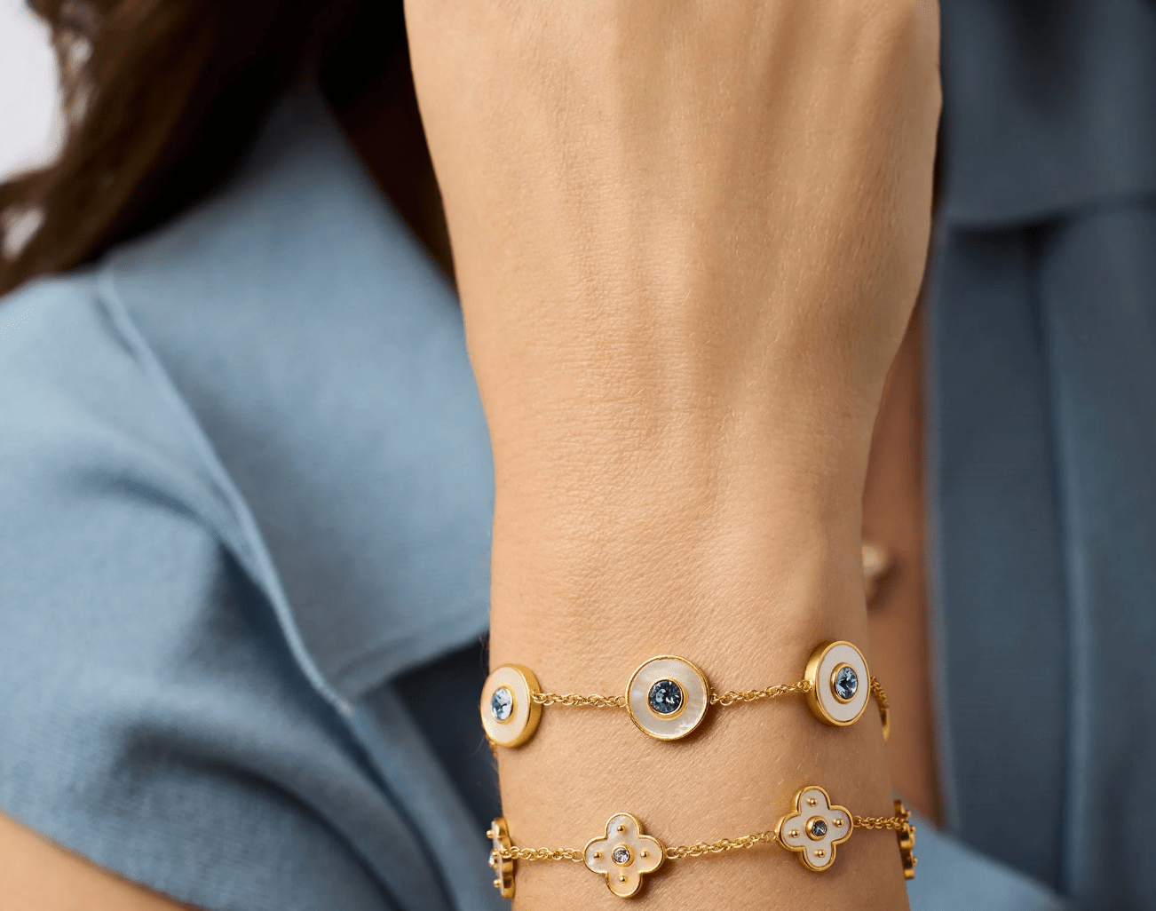 Colette Delicate Bracelet - thegreatputonmvColette Delicate BraceletColette Delicate BraceletColette Delicate BraceletBraceletJulie VosthegreatputonmvBL259GCH00Colette Delicate Braceletiridescent - champagne