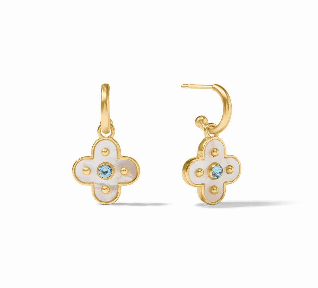 Colette Hoop & Charm Earring - thegreatputonmvColette Hoop & Charm EarringColette Hoop & Charm EarringColette Hoop & Charm EarringEarringJulie VosthegreatputonmvER1054GCA00Colette Hoop & Charm Earringiridescent - chalcedony - blue