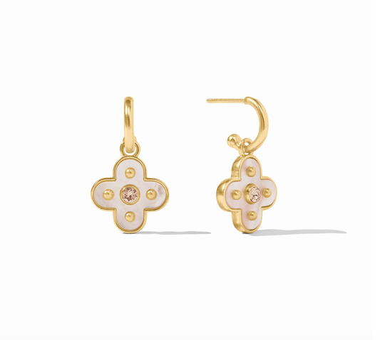 Colette Hoop & Charm Earring - thegreatputonmvColette Hoop & Charm EarringColette Hoop & Charm EarringColette Hoop & Charm EarringEarringJulie VosthegreatputonmvER1054GCH00Colette Hoop & Charm Earringiridescent - champagne