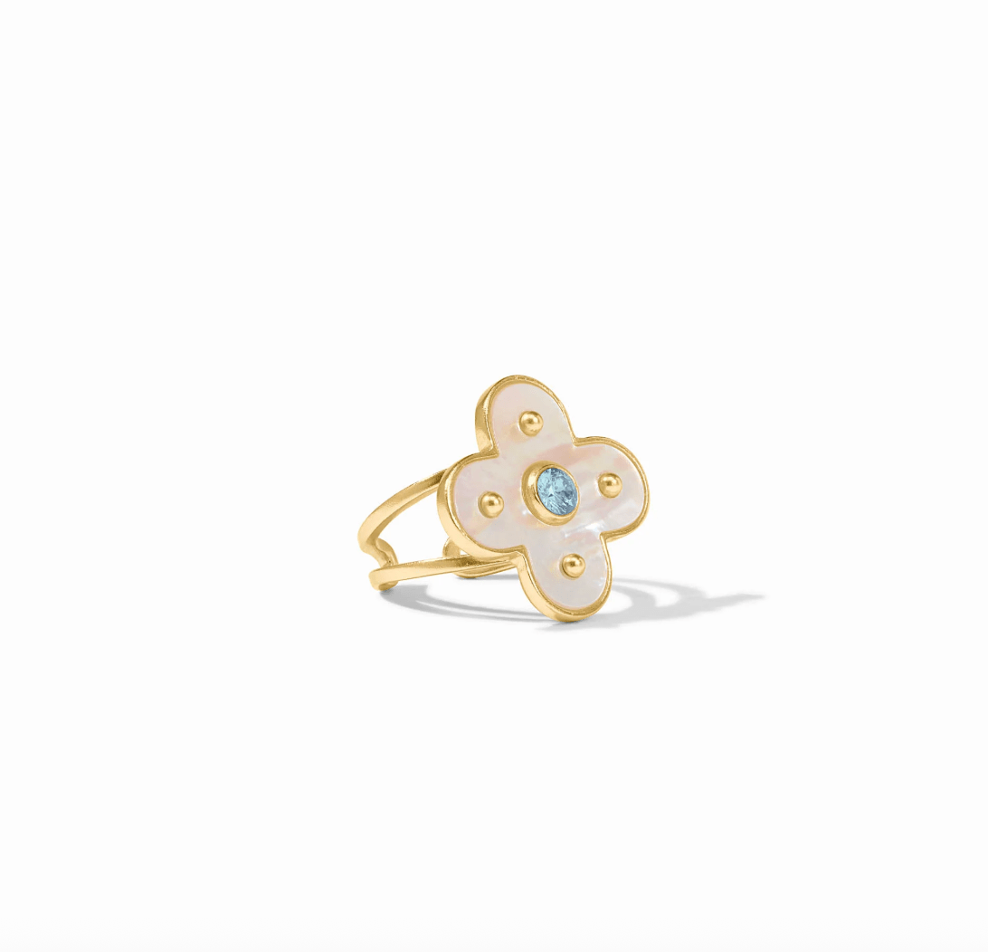 Colette Ring - thegreatputonmvColette RingColette RingColette RingRingJulie VosthegreatputonmvR252GCA00Colette Ringiridescent - chalcedony - blue