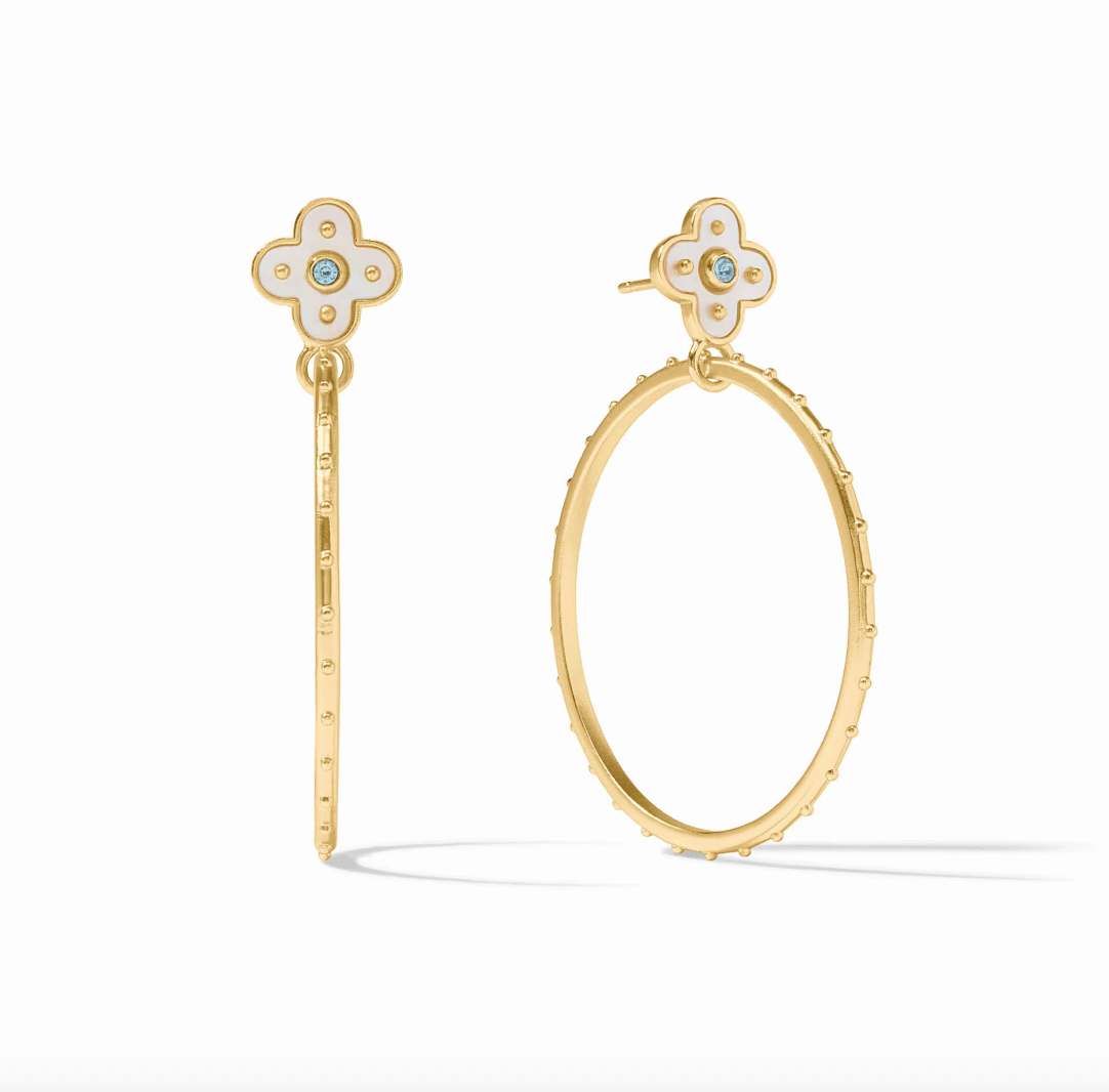 Colette Statement Earring - thegreatputonmvColette Statement EarringColette Statement EarringColette Statement EarringEarringJulie VosthegreatputonmvER1053GCA00Colette Statement Earringiridescent - chalcedony - blue