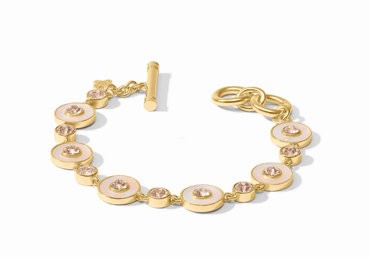 Colette Tennis Bracelet - thegreatputonmvColette Tennis BraceletColette Tennis BraceletColette Tennis BraceletBraceletJulie VosthegreatputonmvBL262GCH00Colette Tennis Braceletiridescent - champagne